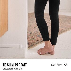 Sezane Black Skinny Jeans